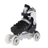 Αυξομειούμενα Πατίνια Rollers Nils Extreme Σέτ 4 σε 1 NH 10905 Μαύρο (Size 35-38)
