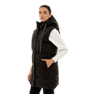 Γυναικείο Αμάνικο Μπουφάν Be:Nation Long Vest Puffer Jacket 08102402 (Black)