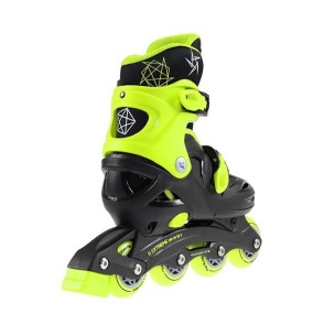 Αυξομειούμενα Πατίνια Roller Nils Extreme In-Line Skates Μαύρο/Λαχανί NJ/NA 0321 (Size 26-30)