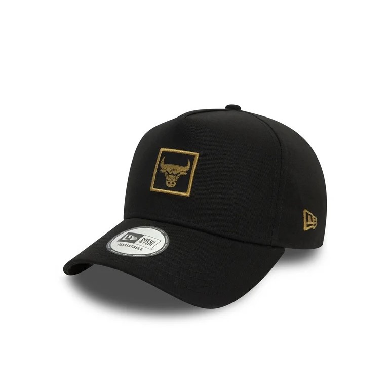 Αθλητικό Καπέλο New Era Jockey Chicago Bulls Metallic Patch 9FORTY E-Frame 60580710 Μαύρο