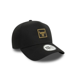 Αθλητικό Καπέλο New Era Jockey Chicago Bulls Metallic Patch 9FORTY E-Frame 60580710 Μαύρο