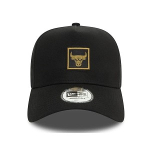 Αθλητικό Καπέλο New Era Jockey Chicago Bulls Metallic Patch 9FORTY E-Frame 60580710 Μαύρο