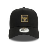 Αθλητικό Καπέλο New Era Jockey Chicago Bulls Metallic Patch 9FORTY E-Frame 60580710 Μαύρο