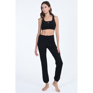 Γυναικείο Παντελόνι Φόρμας Magnetic North Women's Rubber Cuffed Yoga Pants 50037-Black