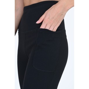 Γυναικείο Παντελόνι Φόρμας Magnetic North Women's High Waisted Pocket Flared Pants 50038-Black