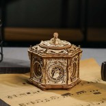Ξύλινο Πάζλ Rokr Secret Garden DIY Mechanical Music Box AMK52