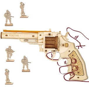 Ξύλινο Πάζλ Rokr Corsac M60 Gun Toy 3D Wooden Puzzle LQ401