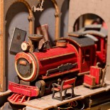 Ξύλινο Σετ Κατασκευής Rolife Time Travel 3D Wooden DIY Miniature House Book Nook TGB04