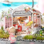 Ξύλινο Σετ Κατασκευής Rolife Honey Ice-cream Shop DG148 DIY Wooden Dollhouse
