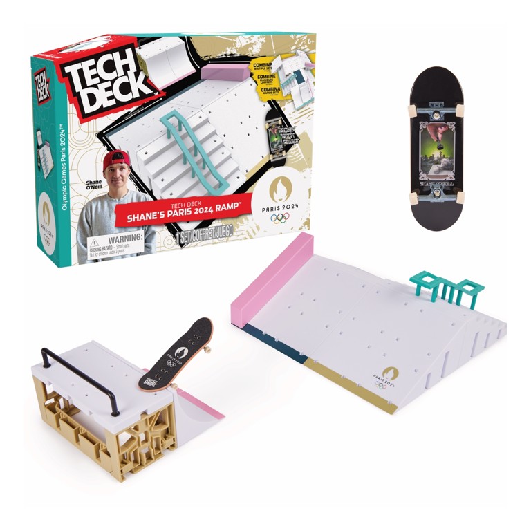 Μινιατούρα Τροχασανίδα και Ράμπα Tech Deck Shane O' Neill's Olympic Games Paris 2024 X-Connect Park Creator