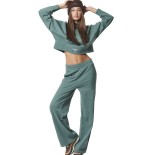 Γυναικείο παντελόνι φόρμας Body Action Women's Bell Pants 021447-07B-PINE GREEN