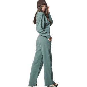 Γυναικείο παντελόνι φόρμας Body Action Women's Bell Pants 021447-07B-PINE GREEN