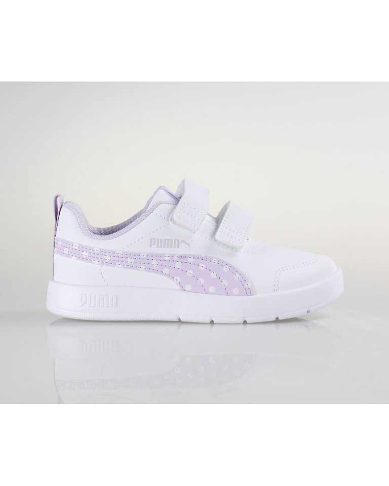 Παιδικά Αθλητικά Παπούτσια Puma Courtflex V3 Dotty V PS 398758-04