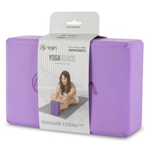 Τούβλο Yoga Amila Brick Μώβ 48083