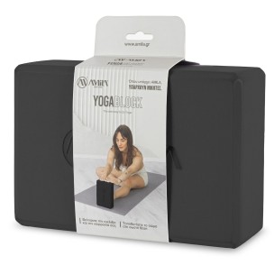 Τούβλο Yoga Amila Brick Μαύρο 96842