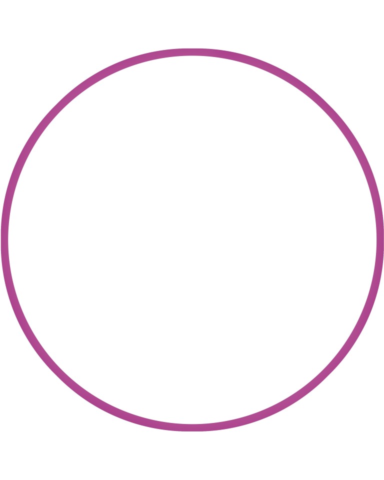 Χούλα-Χουπ 70cm - Φ19mm - 260gr, Φούξια Amila 48026