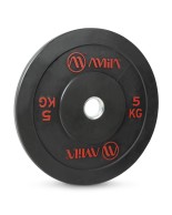 Δίσκος Amila Black R Bumper Slim 50mm 5Kg 84831