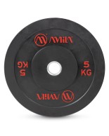 Δίσκος Amila Black R Bumper Slim 50mm 5Kg 84831