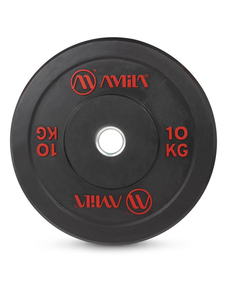 Δίσκος Amila Black R Bumper Slim 50mm 10Kg 84832