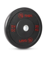 Δίσκος Amila Black R Bumper Slim 50mm 20Kg 84834