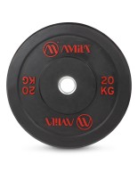 Δίσκος Amila Black R Bumper Slim 50mm 20Kg 84834