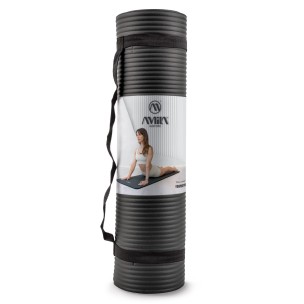 Στρώμα Γυμναστικής NBR 10mm 90Kg 142cm Μαύρο Amila 95905