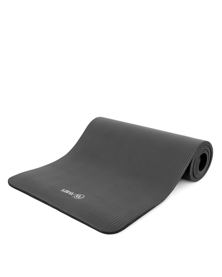 Στρώμα Γυμναστικής NBR 10mm 90Kg 142cm Μαύρο Amila 95905