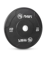 Δίσκος Amila Black W Bumper Slim 50mm 10Kg 84842