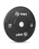 Δίσκος Amila Black W Bumper Slim 50mm 15Kg 84843