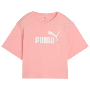 Γυναικεία κοντομάνικη μπλούζα Puma Women's Essentials Cropped No1 Logo Relaxed Tee 684972-18