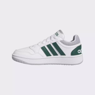 Παιδικά Παπούτσια Adidas Hoops 3.0 CF IG3830 Λευκό-Πράσινο