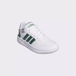 Παιδικά Παπούτσια Adidas Hoops 3.0 CF IG3830 Λευκό-Πράσινο