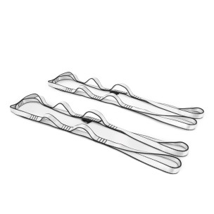 Ιμάντες Επέκτασης για Yoga Swing Amila YogaBand 81788