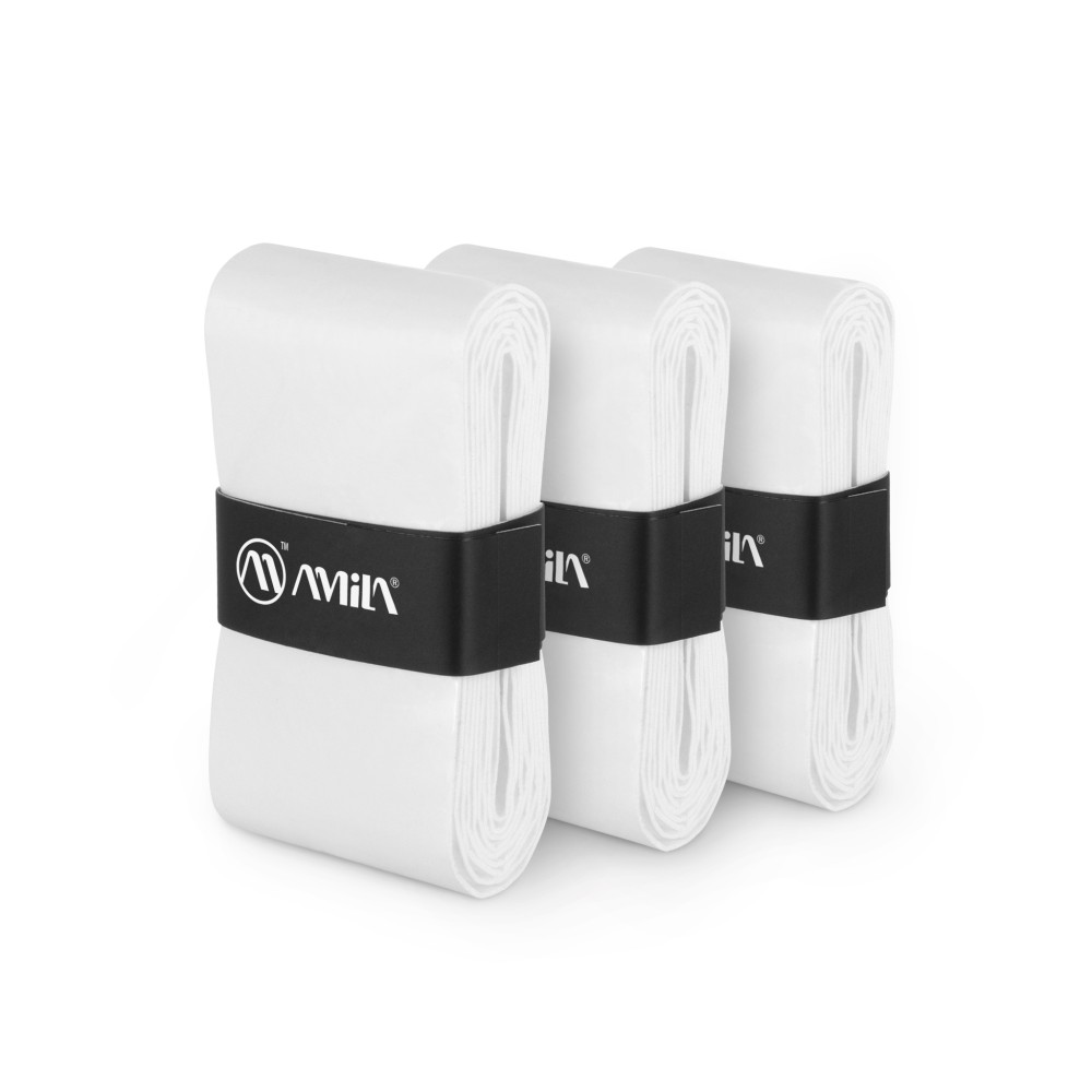 Ταινία Λαβής Ρακετών Amila Overgrip Coral Άσπρο 3 Τεμ 45792