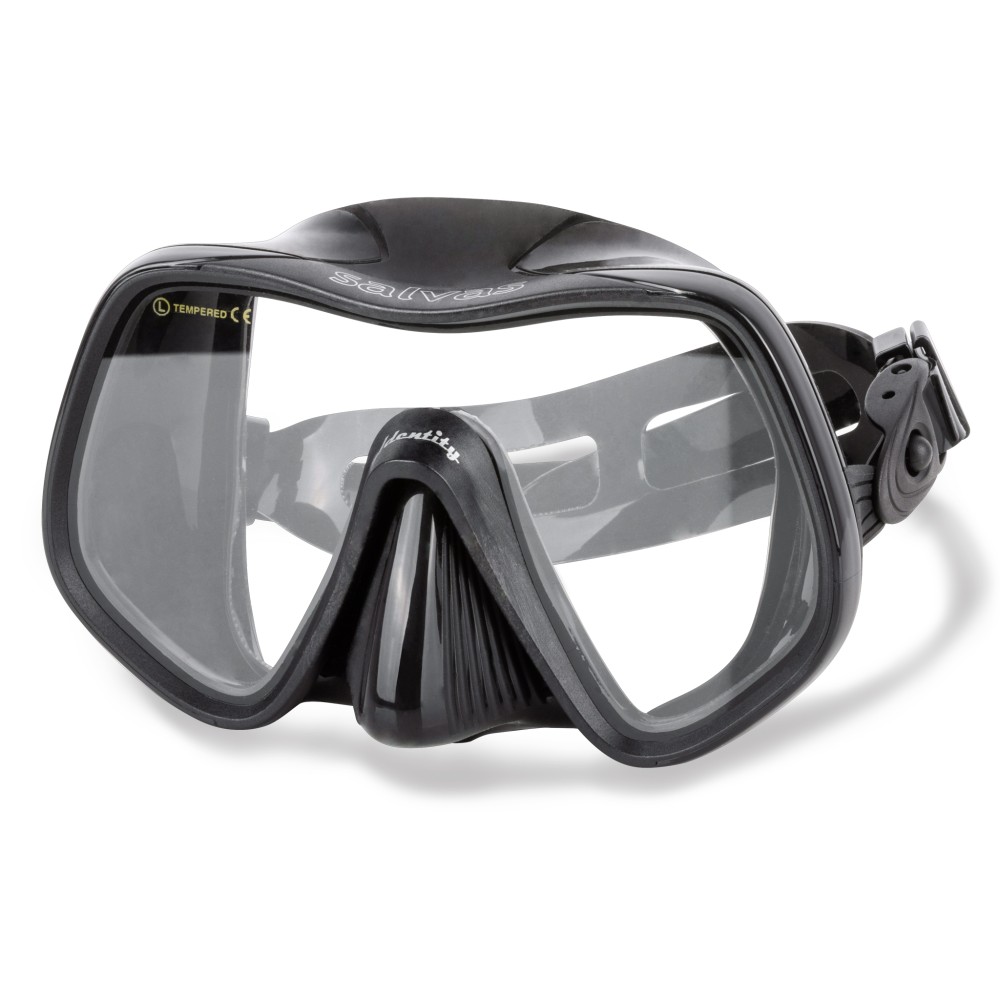 Μάσκα Θαλάσσης Salvas Pacifica Silicone Large Μαύρη 52107