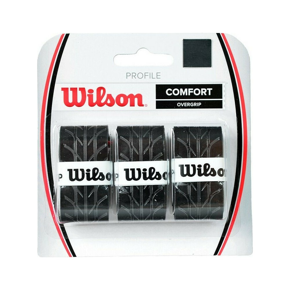 Overgrip Wilson Profile Comfort Μαύρο 3τμχ